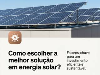 Como escolher a melhor solução em energia solar?