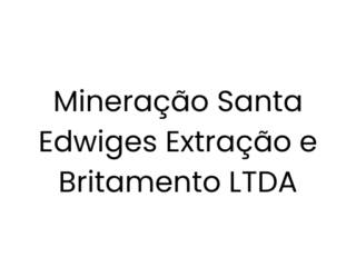 Projeto realizado - Mineração Santa Edwiges Extração e Britamento LTDA