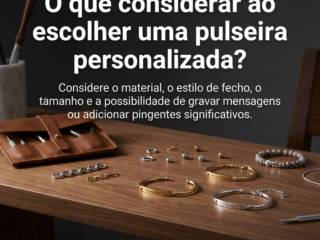 O que considerar ao escolher uma pulseira personalizada?