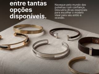 Como identificar a pulseira perfeita entre tantas opções disponíveis