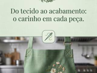 Do tecido ao acabamento: o carinho em cada peça