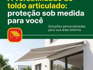 A versatilidade do toldo articulado: proteção sob medida para você