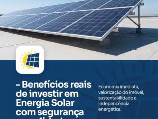 Benefícios reais de investir em Energia Solar com segurança e qualidade
