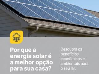Por que a energia solar é a melhor opção para sua casa?