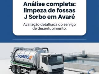 Análise completa: limpeza de fossas J Sorbo em Avaré
