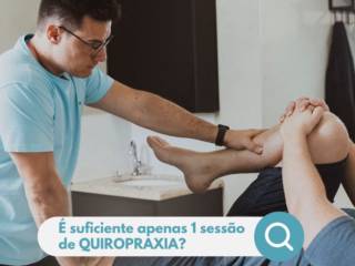 Apenas 1 sessão de quiropraxia é o suficiente?