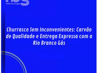 Churrasco Sem Inconvenientes: Carvão de Qualidade e Entrega Expressa com a Rio Branco Gás