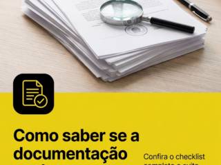 Como saber se a documentação está correta?