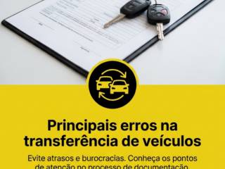 Principais erros na transferência de veículos