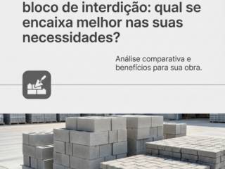Estruturas em concreto ou bloco de interdição: qual se encaixa melhor nas suas necessidades?