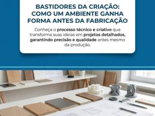 Bastidores da Criação: Como Um Ambiente Ganha Forma Antes da Fabricação