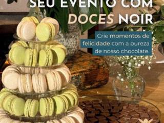 Seu evento ainda mais memorável com os doces e chocolates Noir!