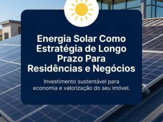 Energia Solar Como Estratégia de Longo Prazo Para Residências e Negócios