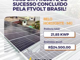Projeto Industrial Concluído em Belo Horizonte/MG