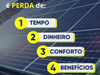 Não perca mais tempo e dinheiro. Invista em energia solar e desfrute de todos os confortos e benefícios.
