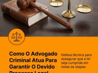 Como O Advogado Criminal Atua Para Garantir O Devido Processo Legal