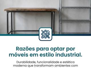 Razões para optar por móveis em estilo industrial