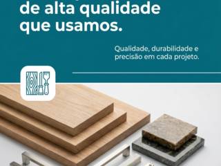 Conheça os materiais de alta qualidade que usamos