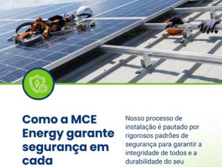 Como a MCE Energy garante segurança em cada instalação?
