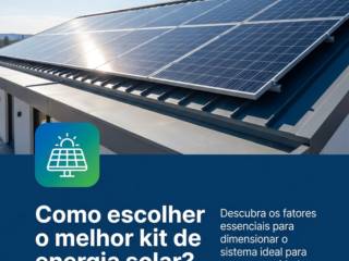 Como escolher o melhor kit de energia solar?