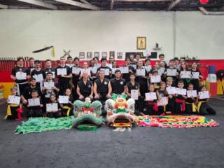 Cerimônia de Graduação e Troca de Faixa da Associação Tigres e Dragões de Kung Fu