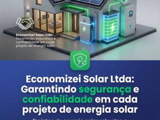 Economizei Solar Ltda: Garantindo segurança e confiabilidade em cada projeto de energia solar