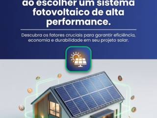 O que realmente importa ao escolher um sistema fotovoltaico de alta performance