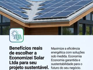 Benefícios reais de escolher a Economizei Solar Ltda para seu projeto sustentável