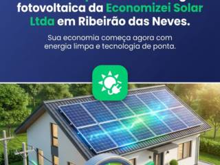 Benefícios práticos da energia fotovoltaica da Economizei Solar Ltda em Ribeirão das Neves.