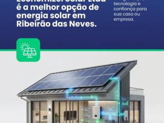 Descubra por que a Economizei Solar Ltda é a melhor opção de energia solar em Ribeirão das Neves
