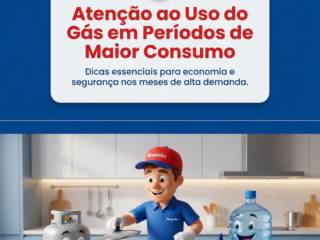 Atenção ao Uso do Gás em Períodos de Maior Consumo