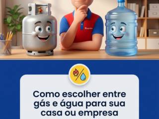 Como escolher entre gás e água para sua casa ou empresa