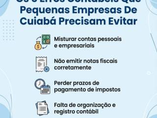 Os 5 Erros Contábeis Que Pequenas Empresas De Cuiabá Precisam Evitar