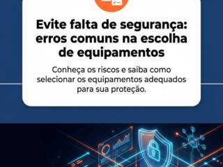 Evite falta de segurança: erros comuns na escolha de equipamentos