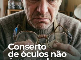Conserto de Óculos não é remendo