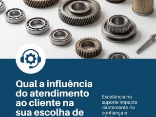 Qual a influência do atendimento ao cliente na sua escolha de peças agrícolas?
