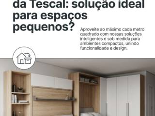 Móveis planejados da Tescal: solução ideal para espaços pequenos?
