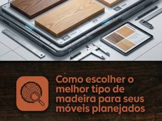 Como escolher o melhor tipo de madeira para seus móveis planejados