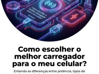 Como escolher o melhor carregador para o meu celular?