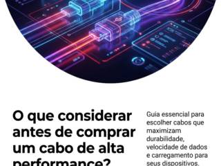 O que considerar antes de comprar um cabo de alta performance?