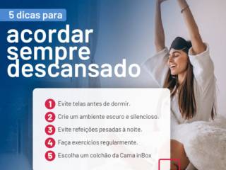5 Dicas para acordar sempre descansado