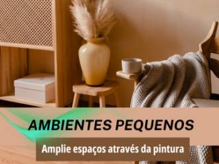 Cores para ambientes pequenos: como ampliar espaços através da pintura