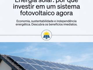 Energia solar: por que investir em um sistema fotovoltaico agora