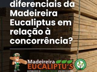 Quais são os diferenciais da Madeireira Eucaliptus em relação à concorrência?