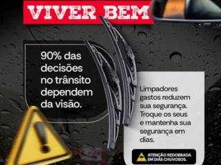 Limpador de para-brisa: segurança em primeiro lugar