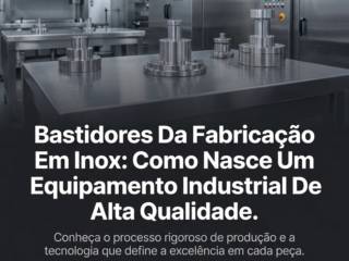 Bastidores Da Fabricação Em Inox: Como Nasce Um Equipamento Industrial De Alta Qualidade