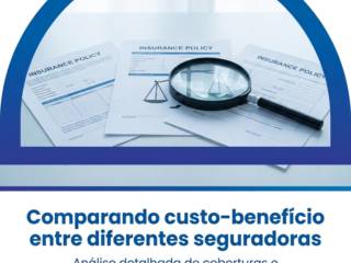 Comparando custo-benefício entre diferentes seguradoras