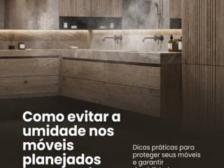 Como evitar a umidade nos móveis planejados do banheiro