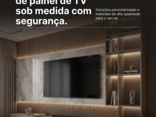Realize seu projeto de painel de TV sob medida com segurança
