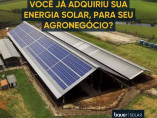 Energia solar: Solução sustentável e econômica para o agronegócio.